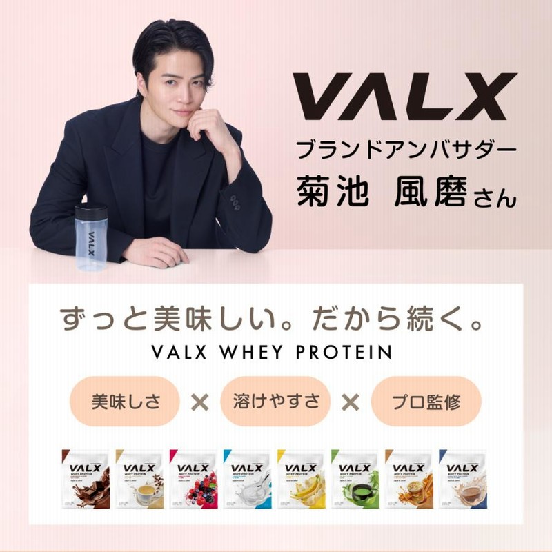 VALX (バルクス) ホエイプロテイン WPC 【11種類の味から選べる