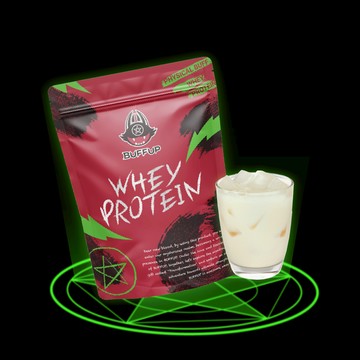 【BUFFUP 地獄乳清-妖咒奶綠口味】1KG/袋裝 高蛋白 乳清蛋白 蛋白粉 蛋白質 日常補充 健身補充