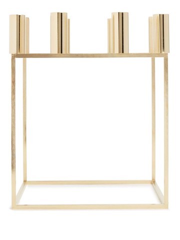 Audo - Kubus metal candle holder - unisex - Metal - One Size - Gold