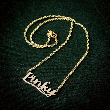 定制 - 定製手工名稱項鍊手扭風格