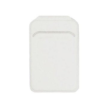 NAUGHTY GHOST 頑皮鬼 City 磁吸卡包手機支架 - VegaSkin 純素皮革 適用於6.1吋以上手機 可容納三張卡  灰霧白  1個