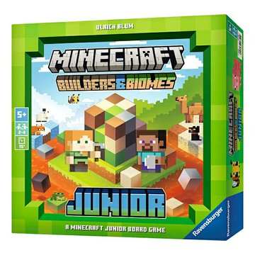 當個創世神 兒童版 MINECRAFT BUILDERS & BIOMES JUNIOR 繁體中文版 高雄龐奇桌遊 正版桌遊專賣 新天鵝堡