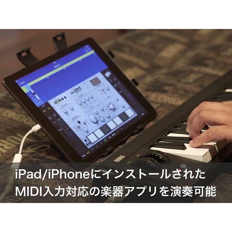 KORG （コルグ） ワイヤレス MIDI キーボード コントローラー Bluetooth DTM プラグイン付属 microKEY2 Ai