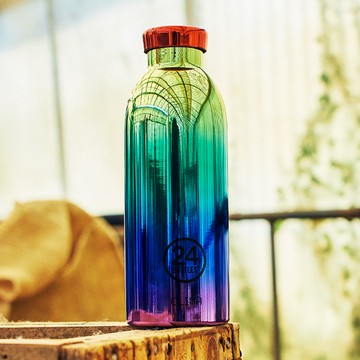 義大利 24Bottles 不鏽鋼雙層保溫瓶 500ml 極光
