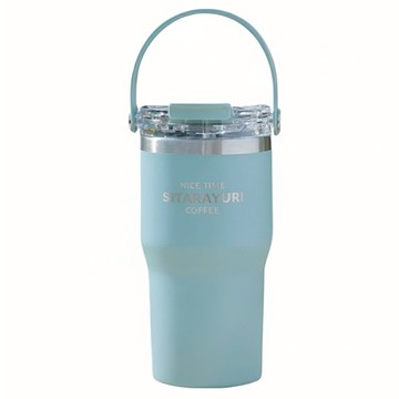 Sitarayuri 雙飲軟手提保溫杯 600ML  顏色隨機  1個