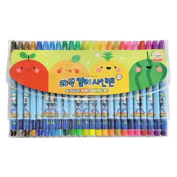 YOUNG ART 男孩款 24色簽字筆  款式隨機  1組