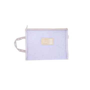 【現貨】文件袋 拉鍊袋 單層網紗文件袋 文具 收納袋 資料袋 檔案袋 學生 事務用品 單層手提袋 興雲網購旗艦店 批發