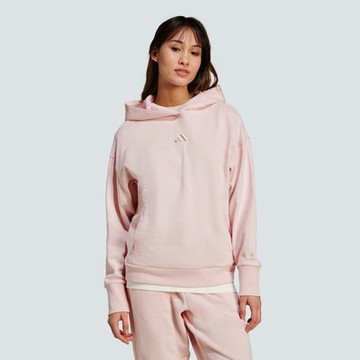 ADIDAS 愛迪達 阿迪達斯 女連帽上衣-粉色 W ALL SZN FT HD-IY6812