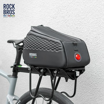 ROCKBROS 天空之路密碼後架包堅固耐用尾燈可安裝自行車配件