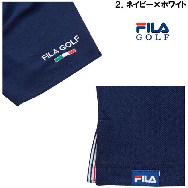 大きいサイズ メンズ FILA GOLF-半袖シャツ+インナーセット（メーカー