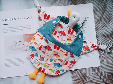 津Handmade 滿月禮台灣夜市小吃印花/彌月禮/三件組