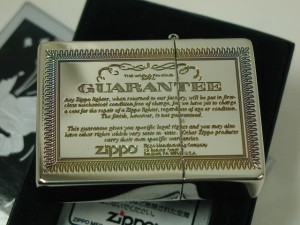 ジッポーZippo1935ギャランティー（guarantee エッチング）銀シルバー新品