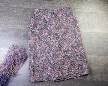 美麗復古碎花高腰裙|  女士復古服裝