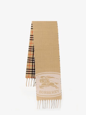 Reversible cashmere scarf - BURBERRY - gender_Man