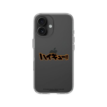 iPhone 16 Clear Case（相機按鈕） 透明 - 排球少年 Haikyu!! - 排球少年日文 Logo