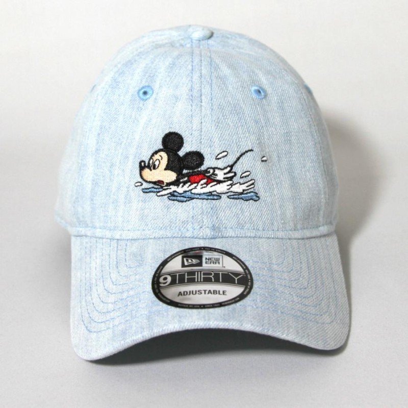 ニューエラ NewEra×Disney コラボ 帽子 930 9THIRTY ディズニー ミッキー スイミング ブリーチデニム |  LINEブランドカタログ