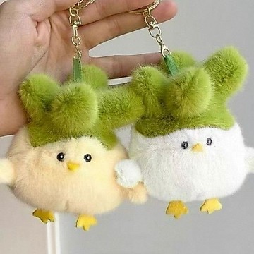 𝑳𝒖𝒄𝒌𝒚 𝒑𝒂𝒄𝒌✨【包包吊飾】髮聲蒜鳥文創玩偶紀念品人人文和平毛絨玩具公仔掛件吊飾