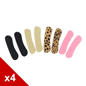 ○糊塗鞋匠○ 優質鞋材 F04 2mm法國絨後跟貼 (4雙/組)