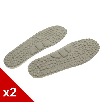 糊塗鞋匠 優質鞋材 C68 台灣製造 顆粒豆豆足弓鞋墊 2雙