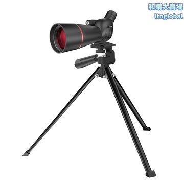 【高清高倍】觀鳥鏡 望遠鏡 天文望遠鏡 觀景鏡 25-75倍變焦 60mm物鏡 彎角紅膜 標配三腳架 戶外觀鳥旅行攝影