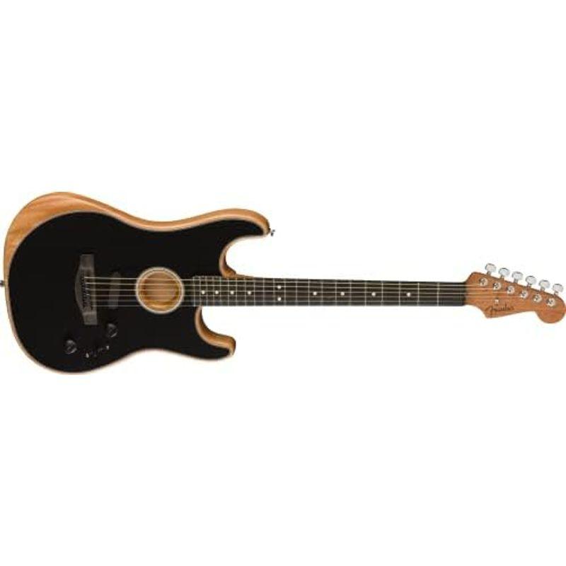 エレクトリックギター Fender フェンダー アコースタソニック American Acoustasonic? Stratocaster?, Ebony Fin