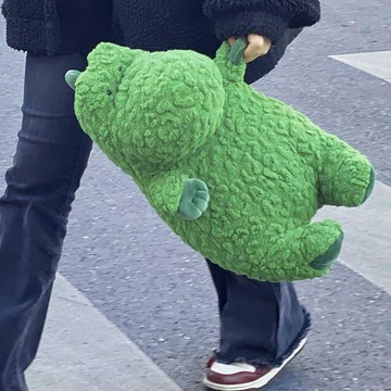 ✨動感 優選✨恐龍毛絨 玩具公仔 玩偶 睡覺抱枕 男生綠色小可愛布娃娃送女生日禮物