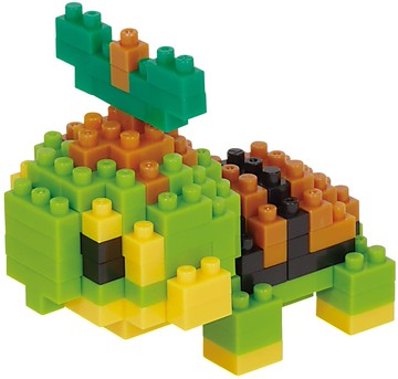 《Nanoblock 迷你積木》寶可夢 NBPM_077 草苗龜  神奧地區御三家 東喬精品百貨