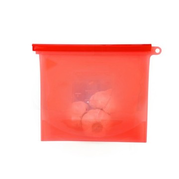 iSFun 密封保鮮食品矽膠保鮮袋1500ML/隨機色