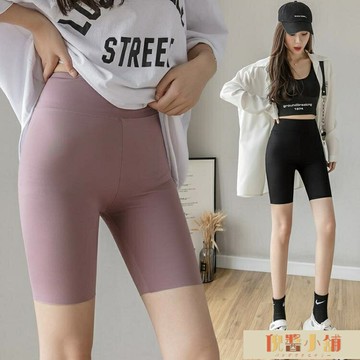 內搭短褲/安全褲 五分打底褲女外穿夏高腰收腹提臀芭比運動騎行短褲跑步瑜伽褲【倪醬小鋪】