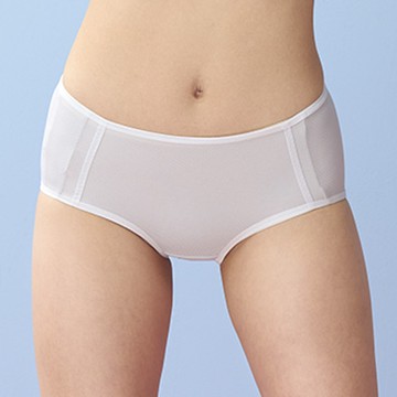 嬪婷-FTC輕涼運動系列-涼感動 M-LL中低腰平口褲(活力灰) 搭配內褲-BS5305FP