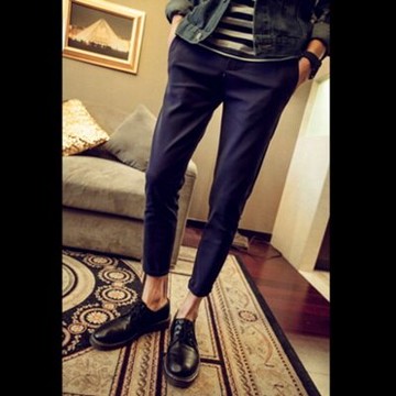 現貨+預購 休閒長褲 九分褲-嘻哈修身百搭好穿男小腳褲子2色73s6【獨家進口】【米蘭精品】