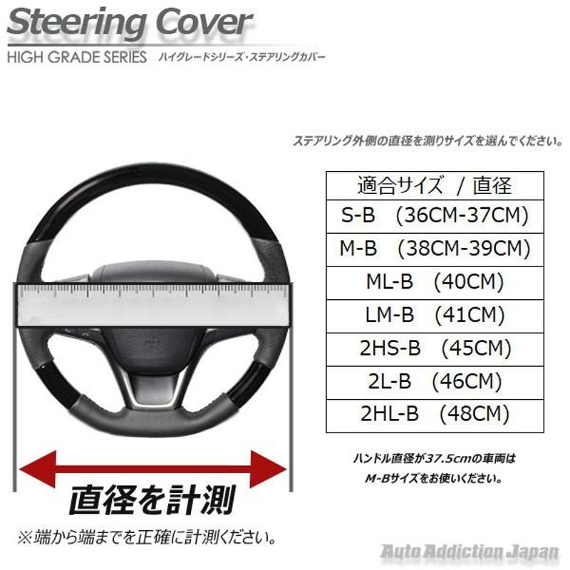 ハンドルカバー エナメルブラック LM ダブルステッチ ステアリングカバー 楽天市場 - トラック用品、パーツ