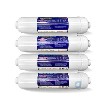 CLEAN PURE K5633 拋棄式5U PP濾心2支 水洗活性碳濾心2支 KT型 大大淨水