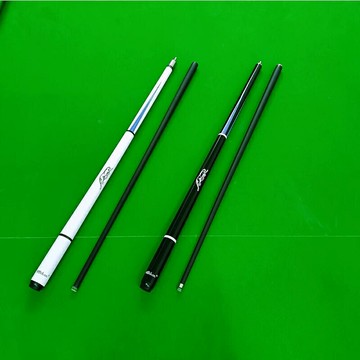 黑科技白豹臺球桿中式黑八分體中頭桿斯諾克小頭桿美洲大頭桌球桿