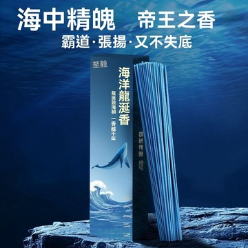 🔥臺灣出貨🔥藍色海洋龍涎香薰海洋味線香衛生間房間室內臥室持久香強效