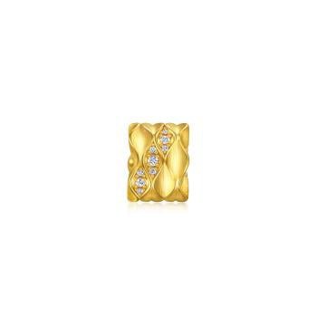 YuYu 波光璀璨 鑽石黃金串珠