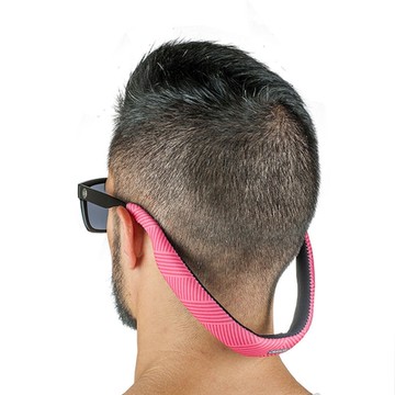 《CARSON》漂浮眼鏡帶-斜紋紅-- SUP立槳 衝浪 浮潛 海邊泳池 水上運動