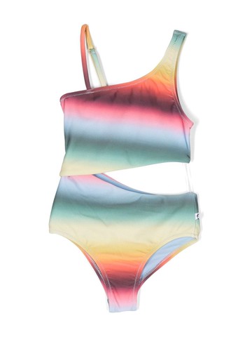 Molo - gradient-effect swimsuit - kids - Recycled Polyester/Spandex/Elastane/Nylon/Spandex/Elastane - 164 - Blue