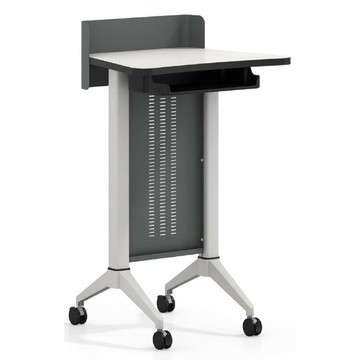 鋼木演講桌培訓室老師講臺酒店迎賓臺輔導班教師講臺移動書寫白板 雙11全館免運