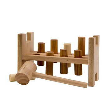 Wooden Story - 原木敲打台 - Natural