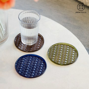 pana objects｜環保編織杯墊 (三色) - 綠