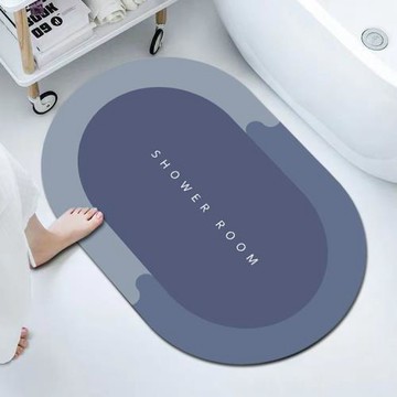 硅藻泥家用軟墊 浴室吸水地墊腳墊衛生間門口 洗手臺防滑速干地墊