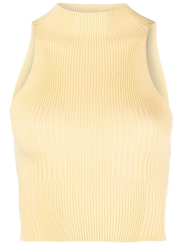 AERON - Lulu cropped vest top - women - Sorona/Ecovero - XL - Yellow