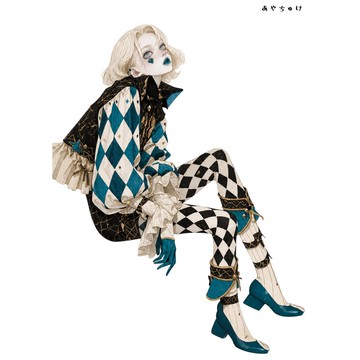 【6 月新品】07-135-0040 人物貼紙 馬戲團風格