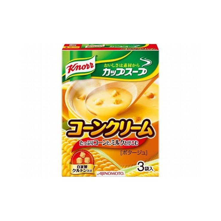 まとめ買い 味の素 クノール カップスープ コーンクリーム 3袋 x10個セット 食品 業務用 大量 まとめ セット セット売り 代引不可