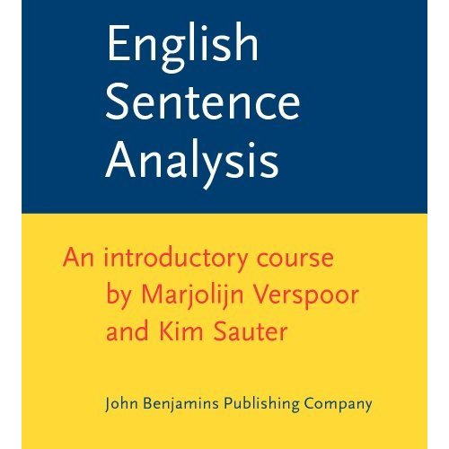 English Sentence Analysis: An Introductory Course