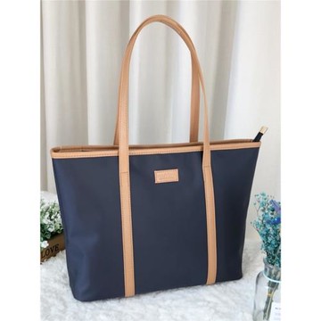 防水包包女新款簡約大容量單肩手提大包牛津布托特包通勤公文包輕