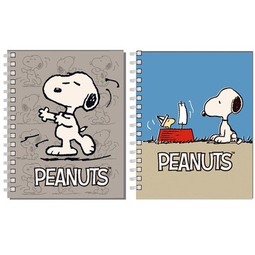 SNOOPY(古典糸)50KPP線圈筆記 (款式隨機出貨)