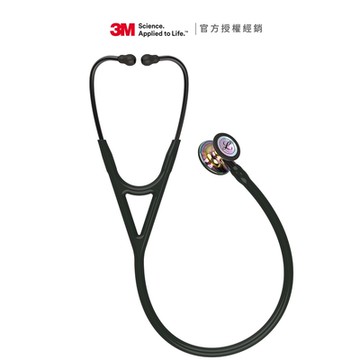 【3M】Littmann 心臟科第四代聽診器 6240尊爵黑色管/高光炫彩聽頭/煙燻黑金屬杆(聽診器權威 全球醫界好評與肯定)