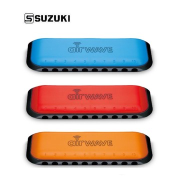 日本鈴木 SUZUKI 兒童用十孔口琴 Airwave AW 1 ABS琴身 安全無毒 圓潤無稜角【黃石樂器】
